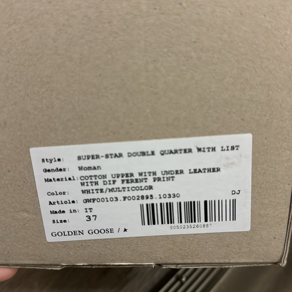 Golden Goose Super Star Double Quarter with list Sneakers - Picture 6 of 9